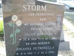 STORM Jacob Abraham 1914-1981 & Johanna Petronella 1914-1998
