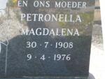 NIEMAND Petronella Magdalena 1908-1976
