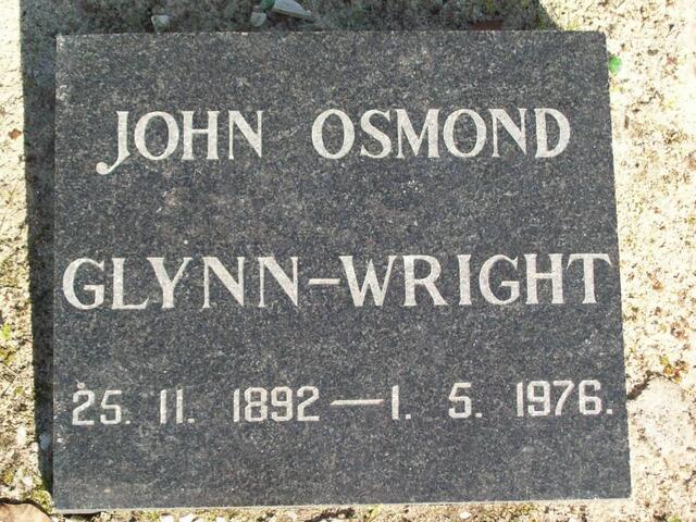 GLYNN-WRIGHT John Osmond 1892-1976