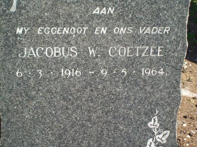COETZEE Jacobus W. 1916-1964