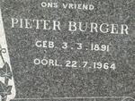 BURGER Pieter 1891-1964