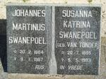 SWANEPOEL Johannes Martinus 1884-1967 & Susanna Katrina VAN TONDER 1895-1993