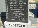 KNOETZEN Johannes Adolph 1918-1967 :: KNOETZEN Susanna Margaretha nee ROUX 1930-2006