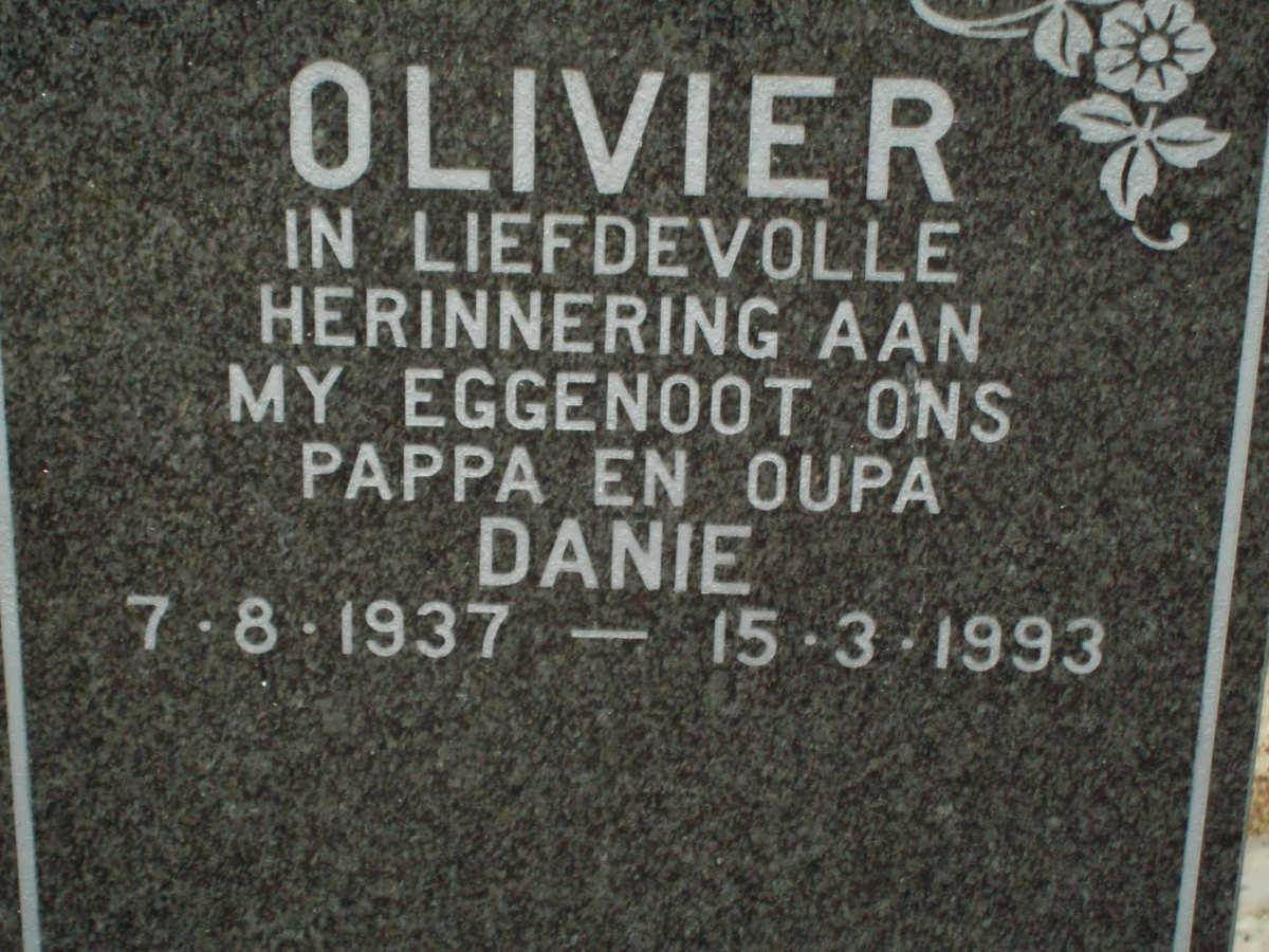 OLIVIER Danie 1937-1993