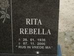 GREYVENSTEIN Rita Rebella 1938-2006