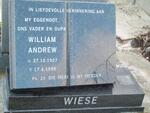WIESE William Andrew 1927-1999