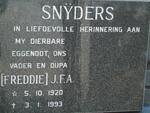 SNYDERS J.F.A. 1920-1993