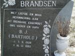 BRANDSEN B.J. 1928-1992