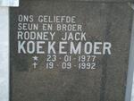KOEKEMOER Rodney Jack 1977-1992