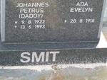 SMIT Johannes Petrus 1922-1993 & Ada Evelyn 1918-