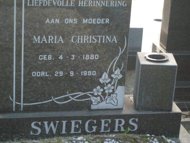 SWIEGERS Maria Christina 1880-1980