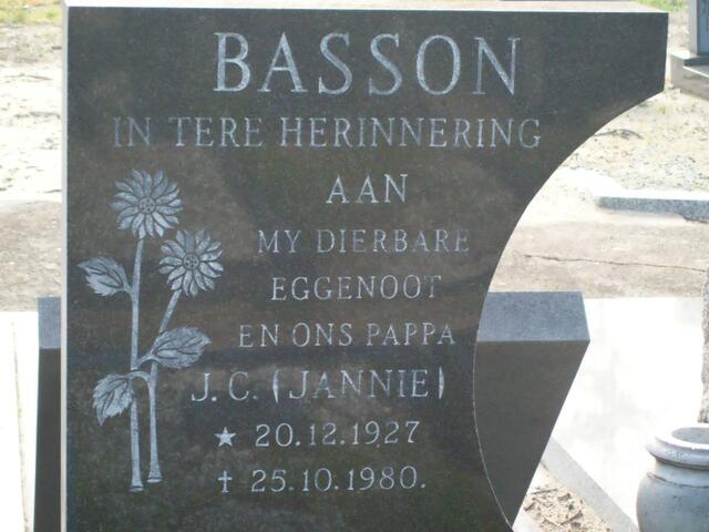 BASSON J.C. 1927-1980