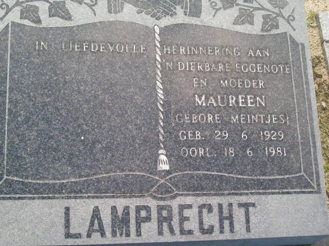 LAMPRECHT Maureen nee MEINTJES 1929-1981