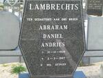 LAMBRECHTS Abraham Daniel Andries 1928-1987