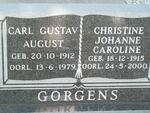 GORGENS Carl Gustav August 1912-1979 & Christine Johanne Caroline 1915-2000