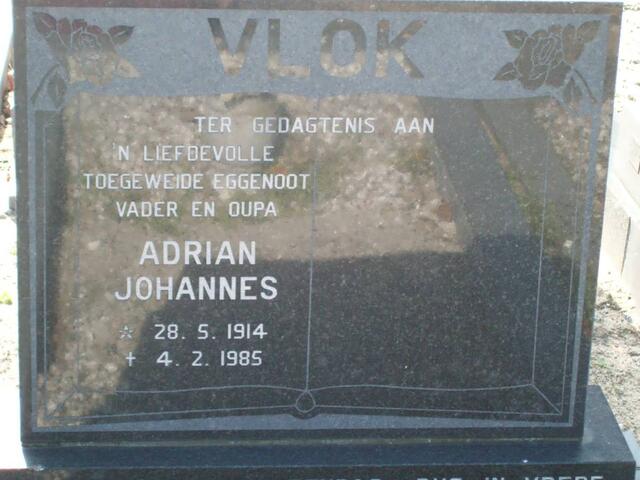 VLOK Adrian Johannes 1914-1985