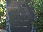 COLFF Willem F., v.d. 1888-1974