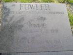 FOWLER Tommie 1902-1978 & Lettie MALAN 1905-1977