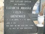 GRUNEWALD Elizabeth Johanna 1940-1983