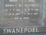 SWANEPOEL  Henrik j. 1914-1987 & Maria C.M. 1915-1987