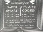 SWART Garth 1959-1997 :: BOOSEN Liesl Mari 1983-1997