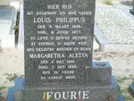 FOURIE Louis Philippus 1898-1977 & Margaretha Aletta 1898-1986