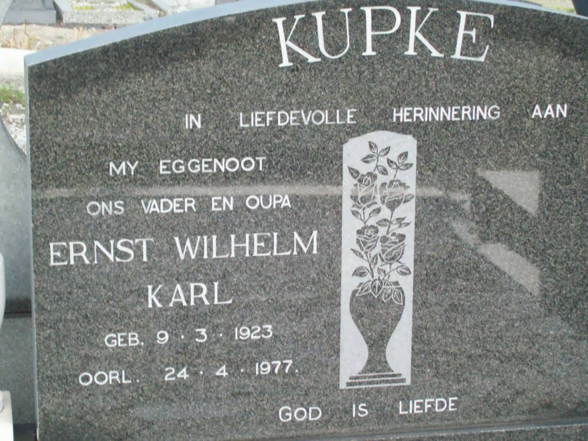 KUPKE Ernest Wilhelm Karl 1923-1977