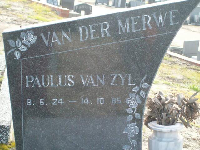 MERWE Paulus van Zyl, van der 1924-1985