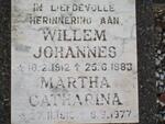 BURGER Willem Johannes 1912-1983 & Martha Catharina 1910-1977