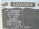 STASSEN Karel Christiaan 1923-1984
