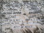 LLOYD Anson -1979 & Jacoba Maria -1977