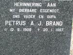 BRAND Petrus A. 1908-1987