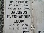 LOUW Jacobus Everhardus 1926-1986