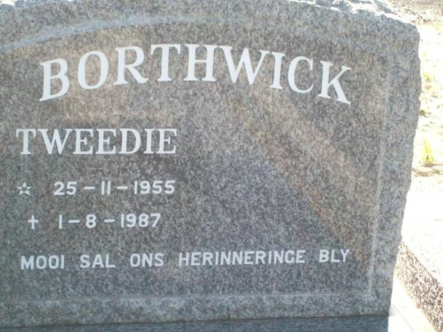 BORTHWICK Tweedie 1955-1987