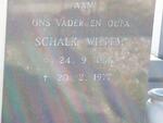 MERWE Schalk Willem, van der  1916-1977