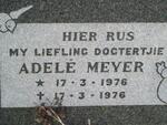 MEYER Adele 1976-1976