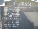 JONGH Andries Nicolaas Everhardus, de  1917-1987