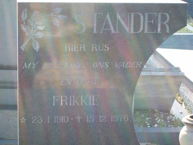 STANDER Frikkie 1910-1979