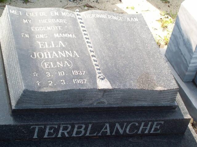 TERBLANCHE Ella Johanna 1937-1987