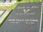 ZIETSMAN Johan Philip 1967-1996