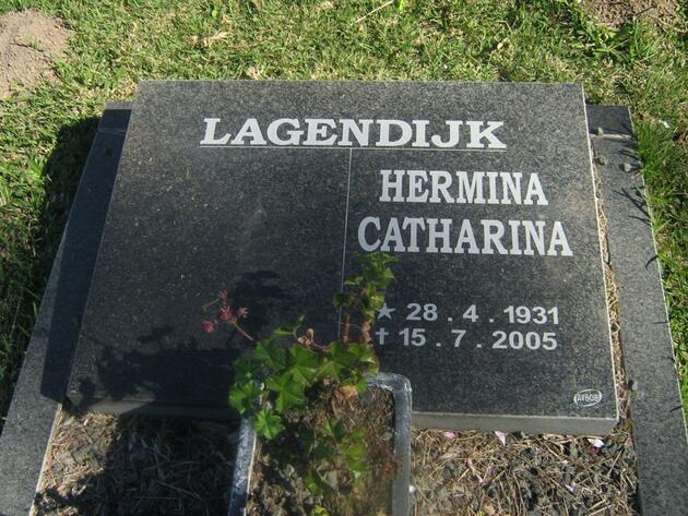 LAGENDIJK Hermina Catharina 1931-2005