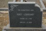 LEIBBRANDT Robey 1913-1966
