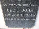 HEDDEN Cecil John Trevor -1957