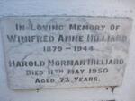 HILLIARD Harold Norman -1950 & Winifred Anne 1879-1944