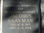 SAAYMAN Jacobus 1917-1973
