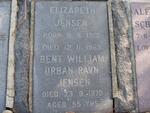 JENSEN Bent William Urban Ravn -1970 & Elizabeth 1913-1969