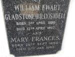 SUDELL William Ewart Gladstone 1880-1957 & Mary Frances 1890-1965