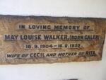 WALKER May Louise nee GALER 1904-1955