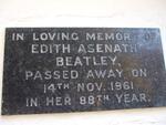BEATLEY Edith Asenath -1961
