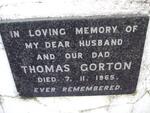 GORTON Thomas -1965